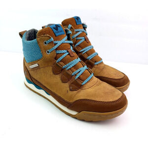 Forsake Loop Womens Size 7 Brown Teal Leather Waterproof Boots Shoes WFW16L1070